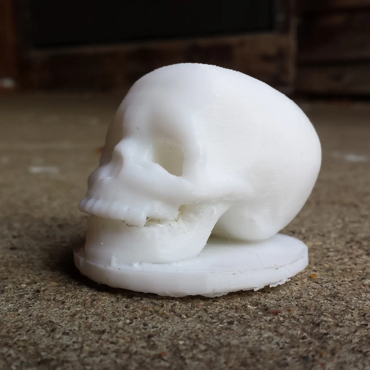 Wacom Skull Stylus Stand — modelo 3D