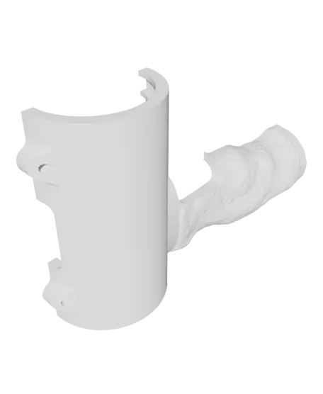 DeWalt Drill Shell with 3D Scanned Grip — modelo 3D