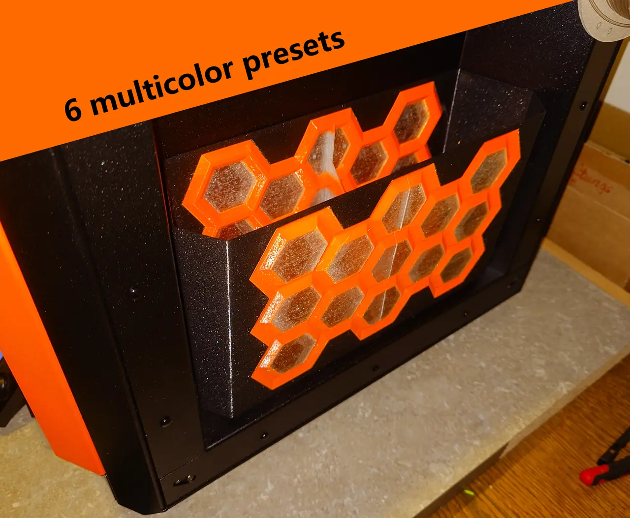 Extended Purgebin Multicolor Presets for Prusa CoreOne with INDX — modelo 3D