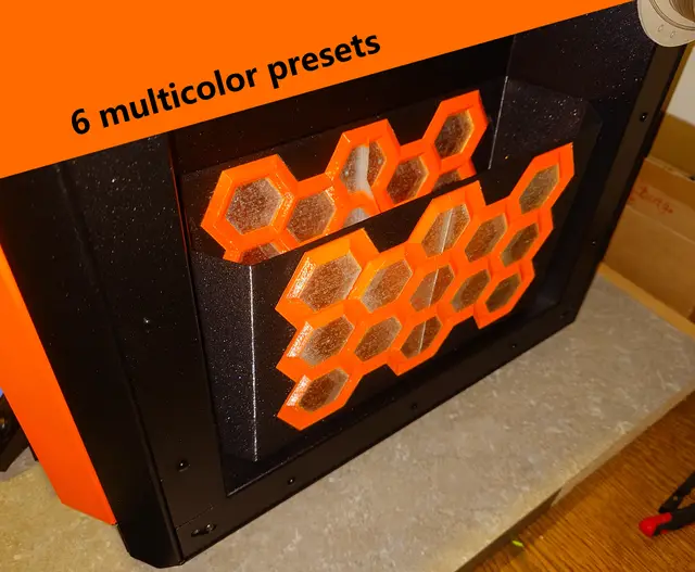 Extended Purgebin Multicolor Presets for Prusa CoreOne with INDX — modelo 3D