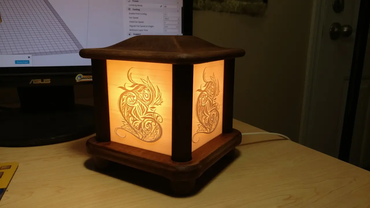 Lithophane Lamp — modelo 3D