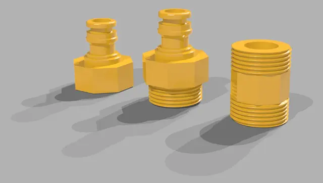 garden hose connectors — modelo 3D
