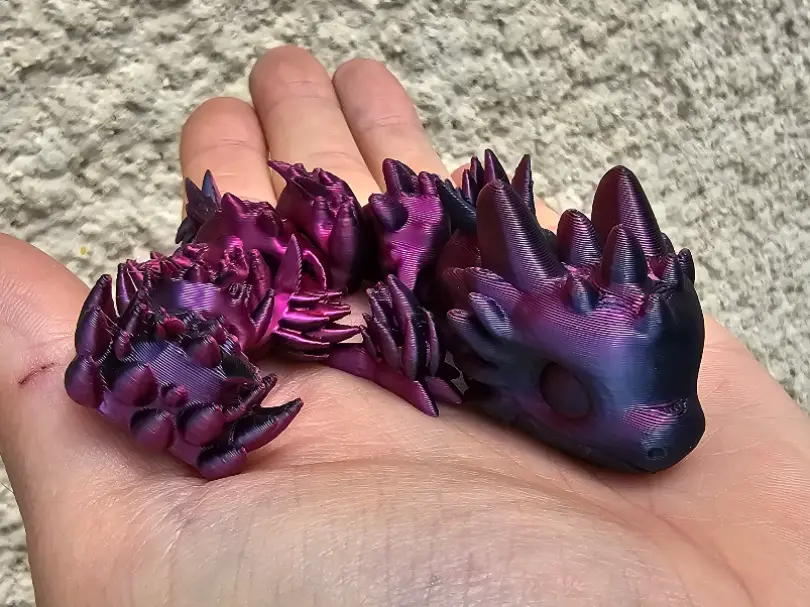 Articulated Mini Baby Dragon — modelo 3D
