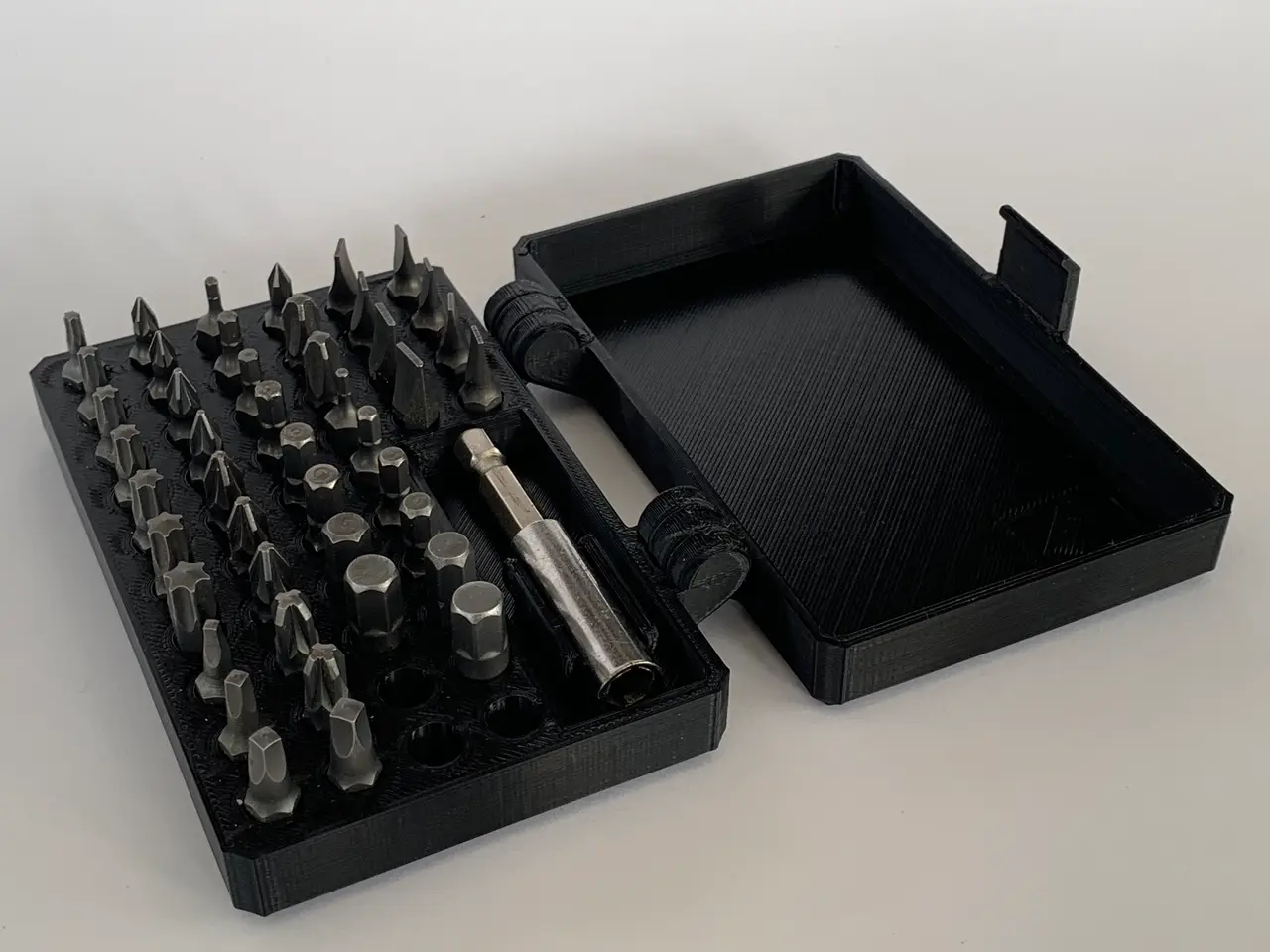Box for small screwdriver bits Print in Place — modelo 3D