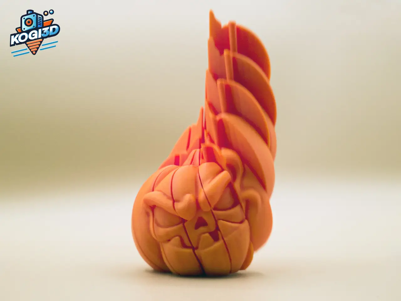Pumpkin Head Fidget Toy — modelo 3D