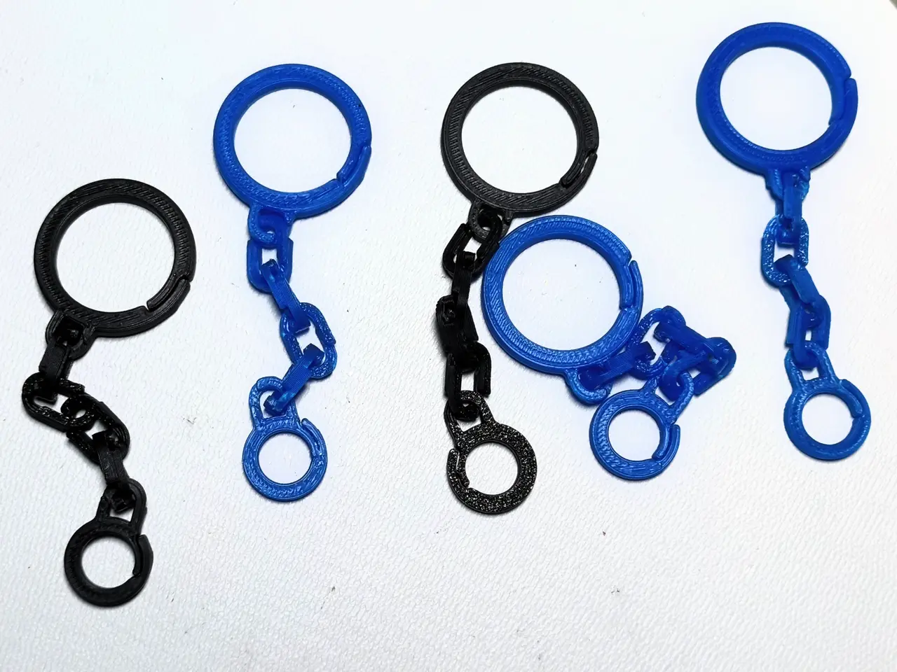 Argolla para Llaveros con Cadena V1.6.6 Mejorado!! — modelo 3D