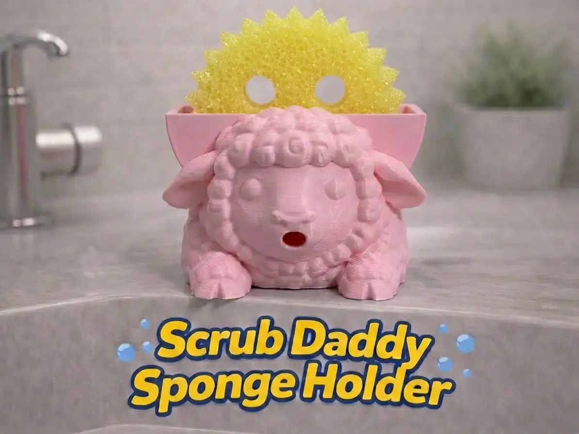 Maisie the Sheep – Scrub Daddy Holder — modelo 3D