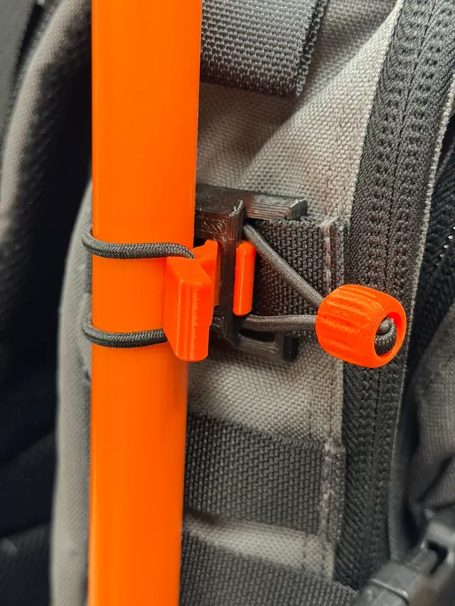 Shock Cord Molle Clip — modelo 3D