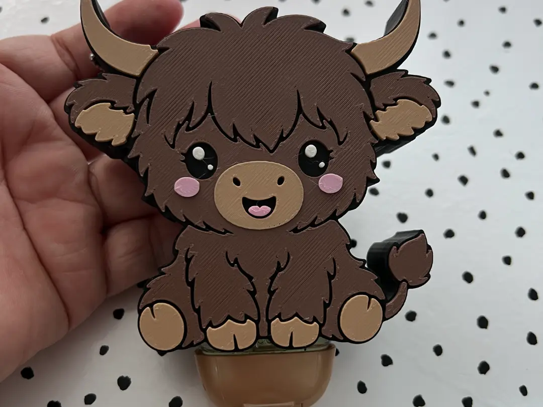 BBW PocketBac Highland Cow — modelo 3D