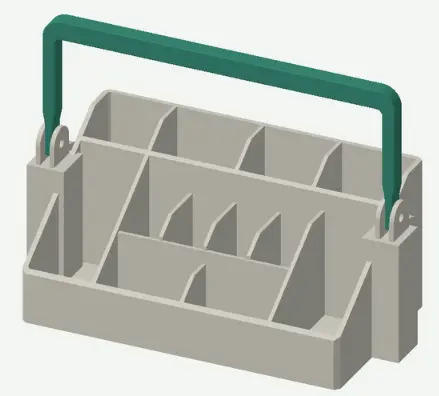Toiletry Organizer with Handle — modelo 3D