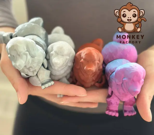Cute Articulated Dog — modelo 3D