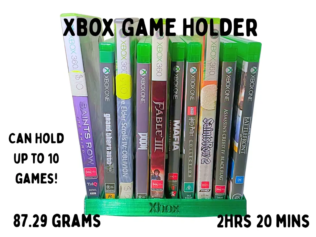 Xbox Game Holder — modelo 3D