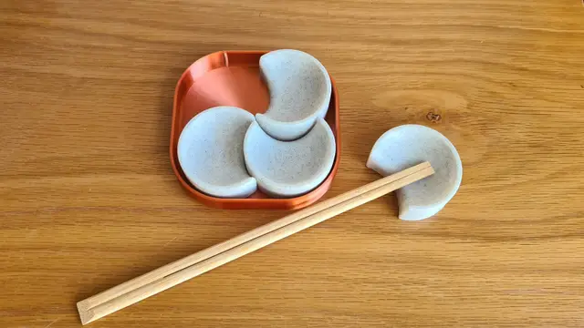 Chopstick Holder set — modelo 3D