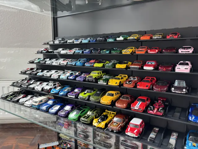 Hot Wheels Display Shelf 6 Levels — modelo 3D