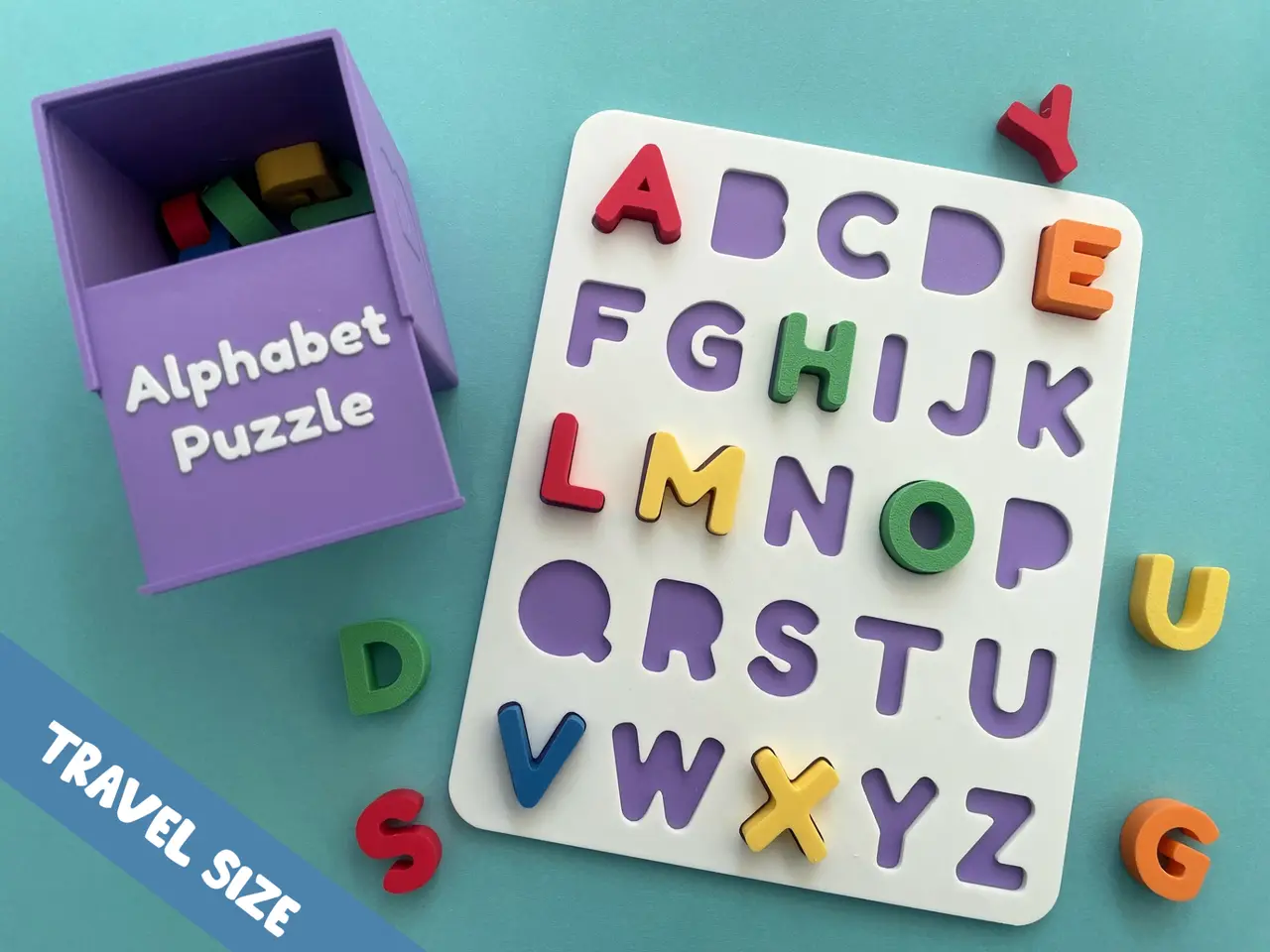 Kids Alphabet Puzzle — modelo 3D