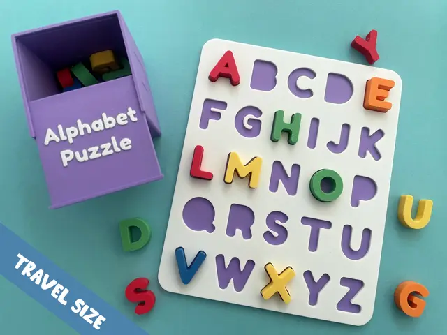 Kids Alphabet Puzzle — modelo 3D