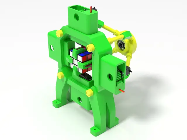Fully 3D-Printed Rubik's Cube Solving Robot — modelo 3D