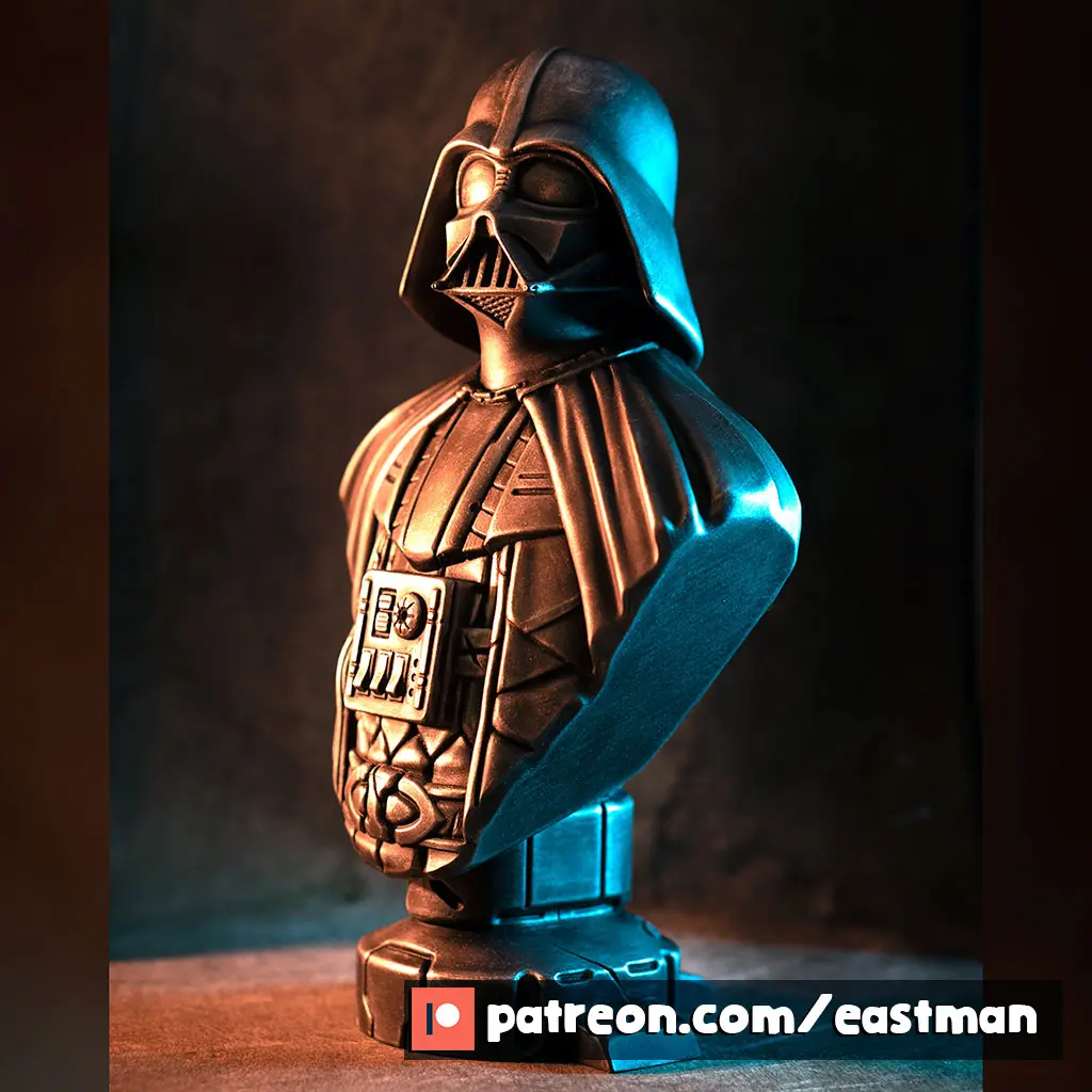 Darth Vader bust — modelo 3D