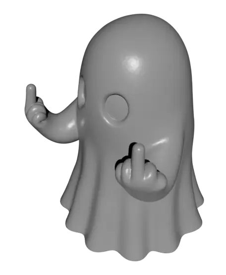 THE CHEEKY & RUDE GHOSTS (PAUL & TIM) / HALLOWEEN DECOR — modelo 3D