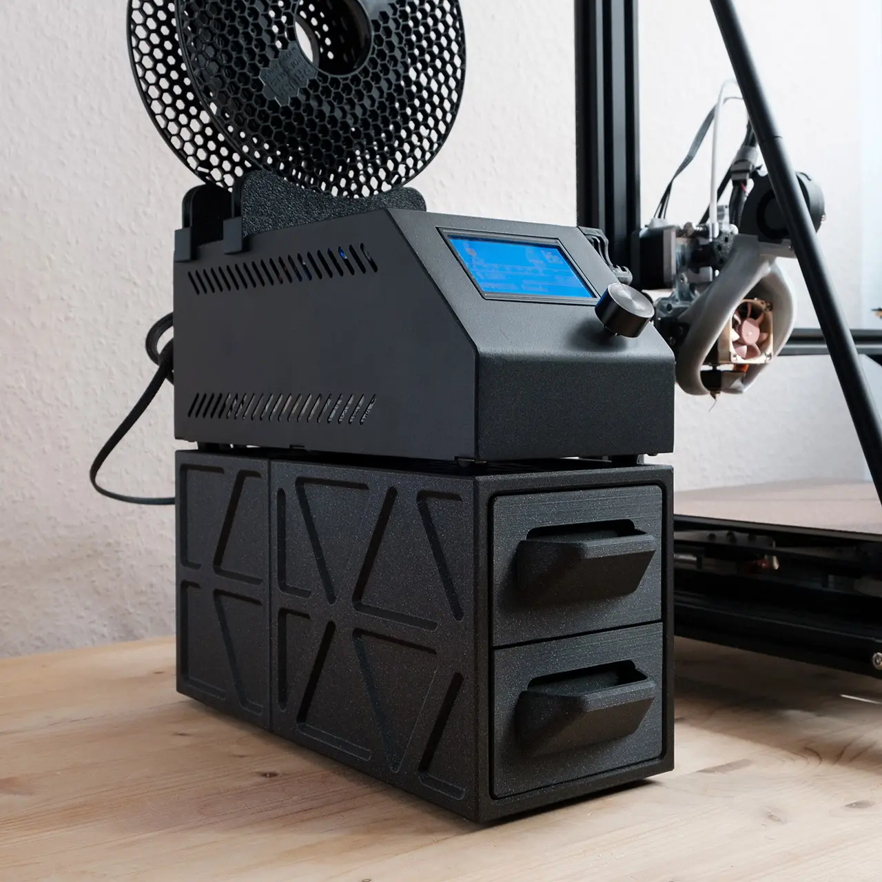 Creality CR-10/10S - Control Box Drawer Stand — modelo 3D