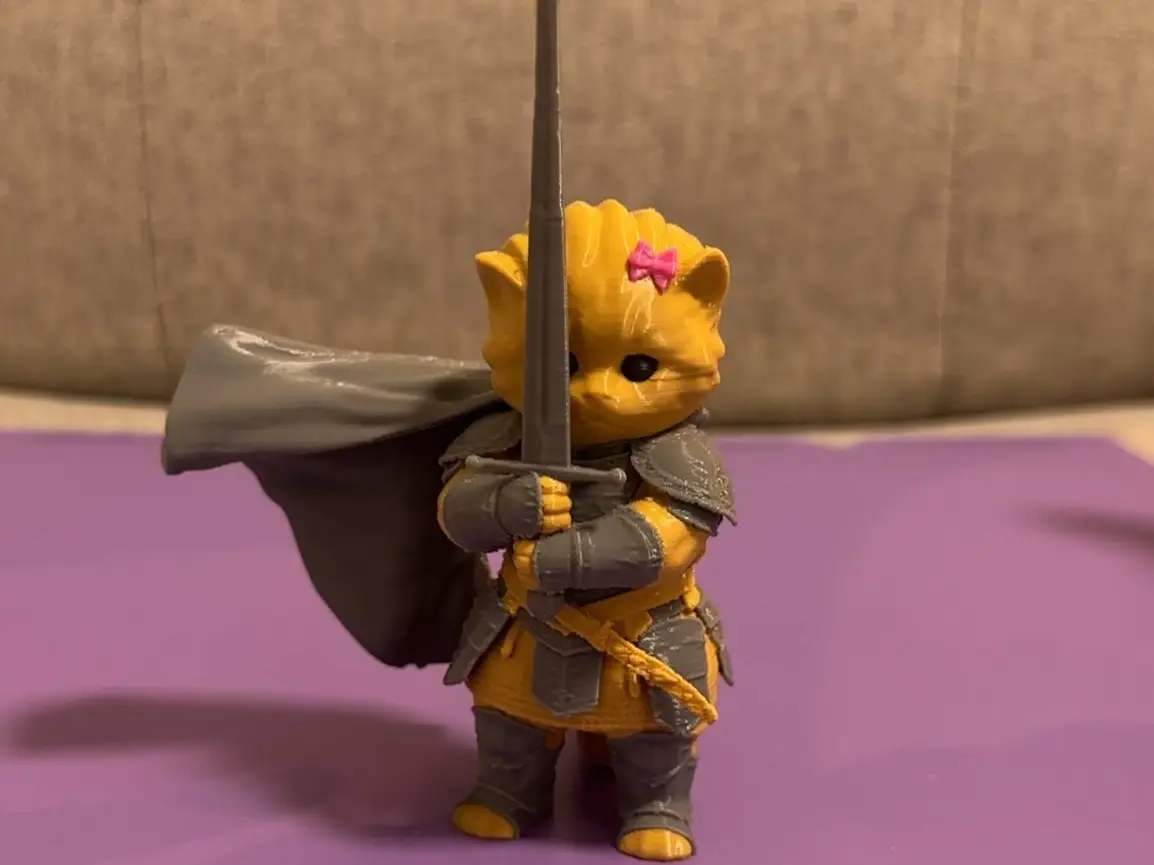 Knight cat — modelo 3D