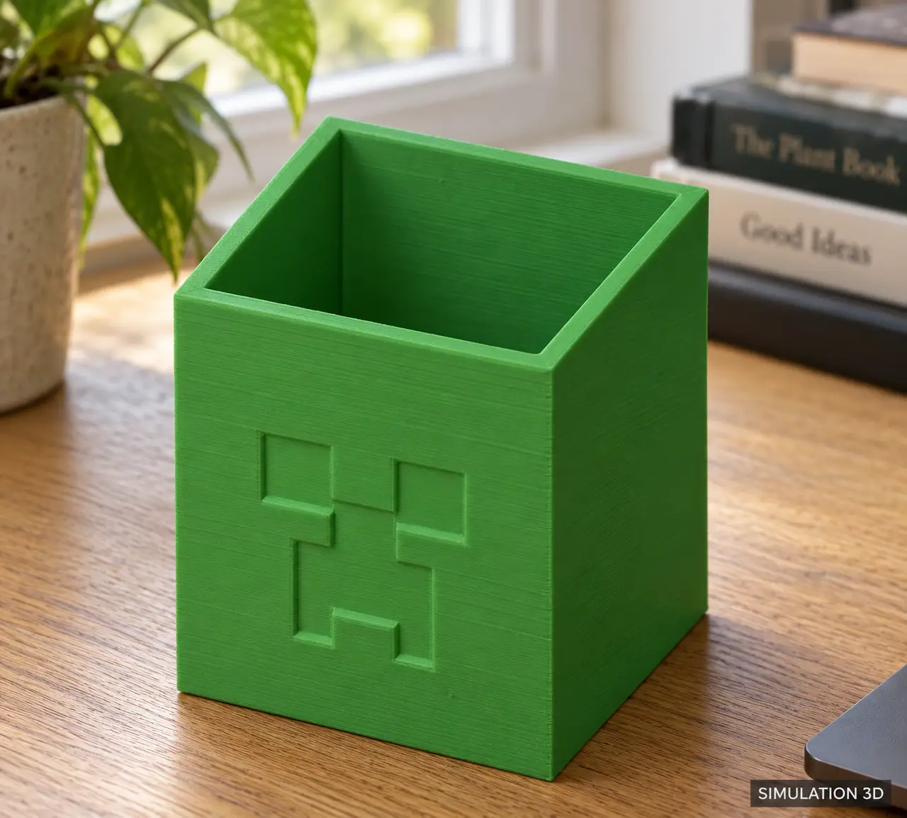 pot crayons — Creeper — modelo 3D