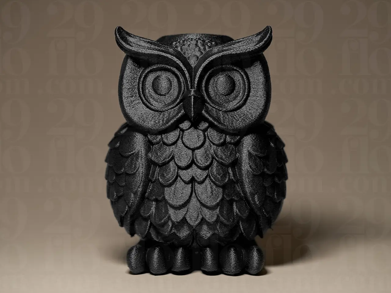 Owl Decor Figurine — modelo 3D