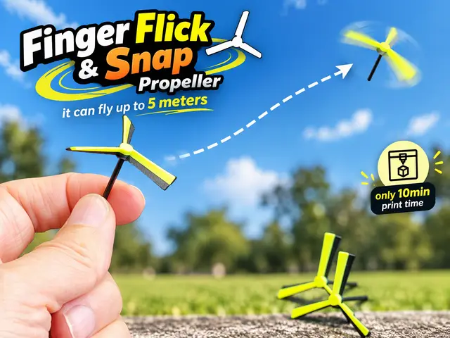 Finger Flick & Snap Propeller — modelo 3D