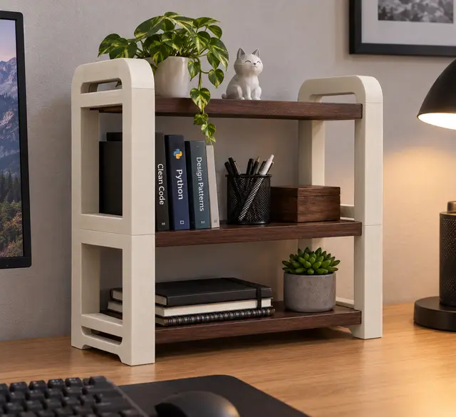 Desk shelf Полка настольная — modelo 3D