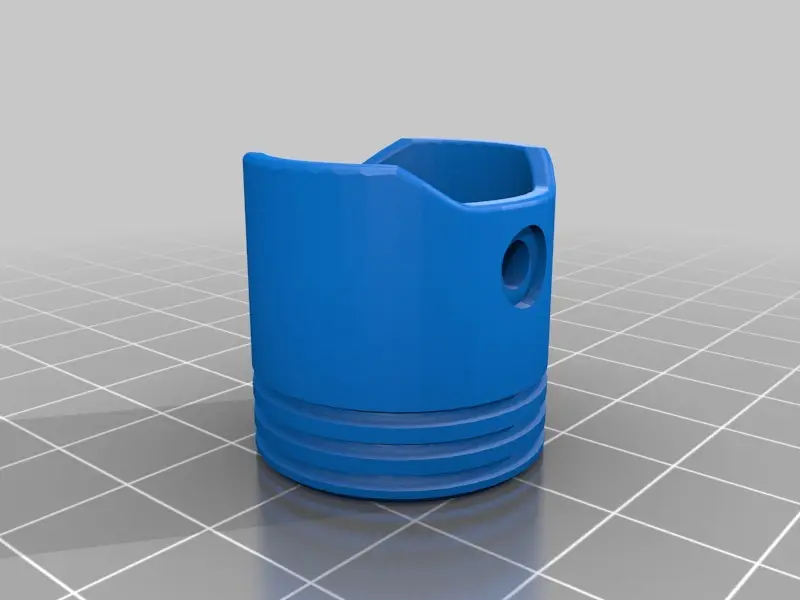 Piston Keychain (Low Cleanup) — modelo 3D