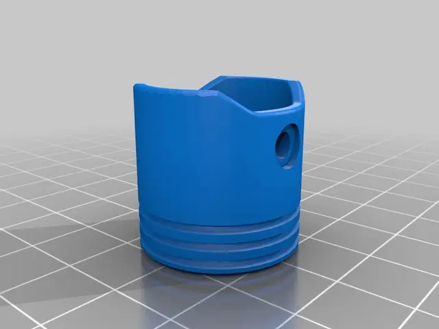 Piston Keychain (Low Cleanup) — modelo 3D