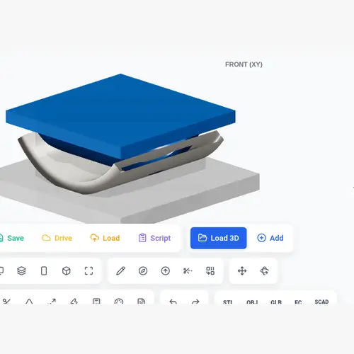 Customizable Saddle Joint Model - Working Synovial Joint Teaching Model — modelo 3D