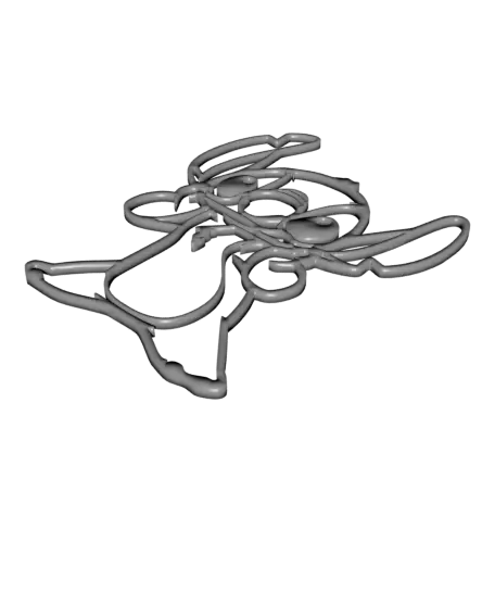 Stitch silhouette — modelo 3D