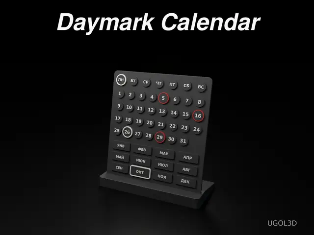 Daymark Calendar — modelo 3D