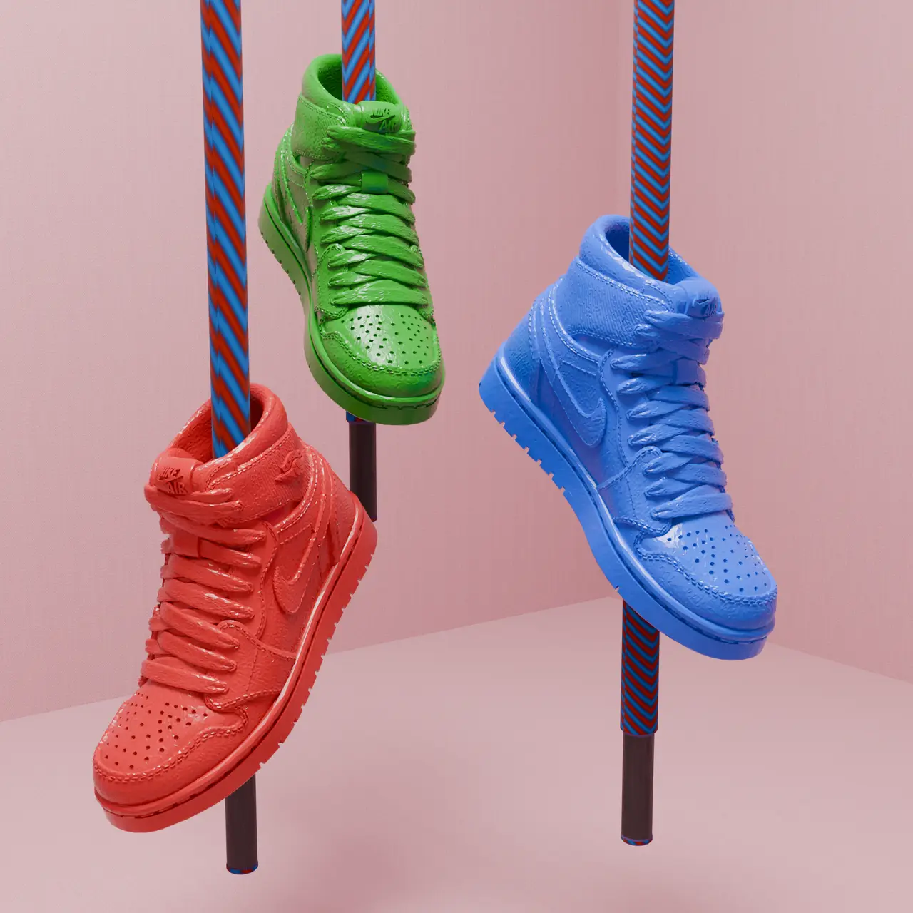 NIKE Air Jordan Beads — modelo 3D