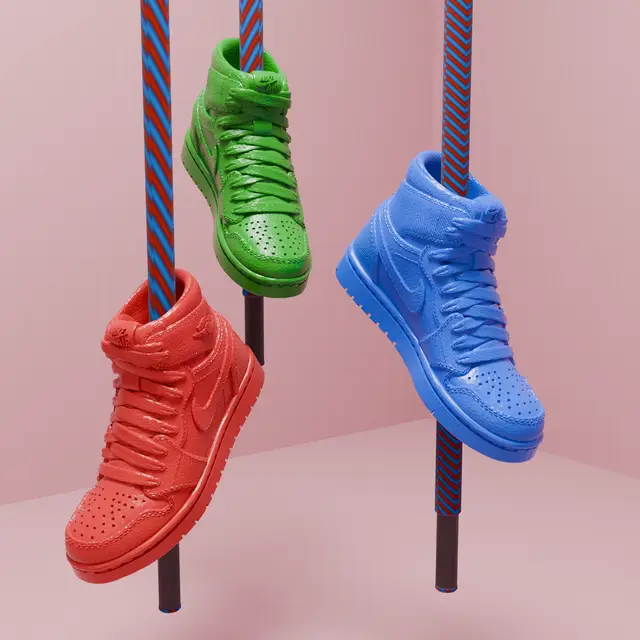 NIKE Air Jordan Beads — modelo 3D