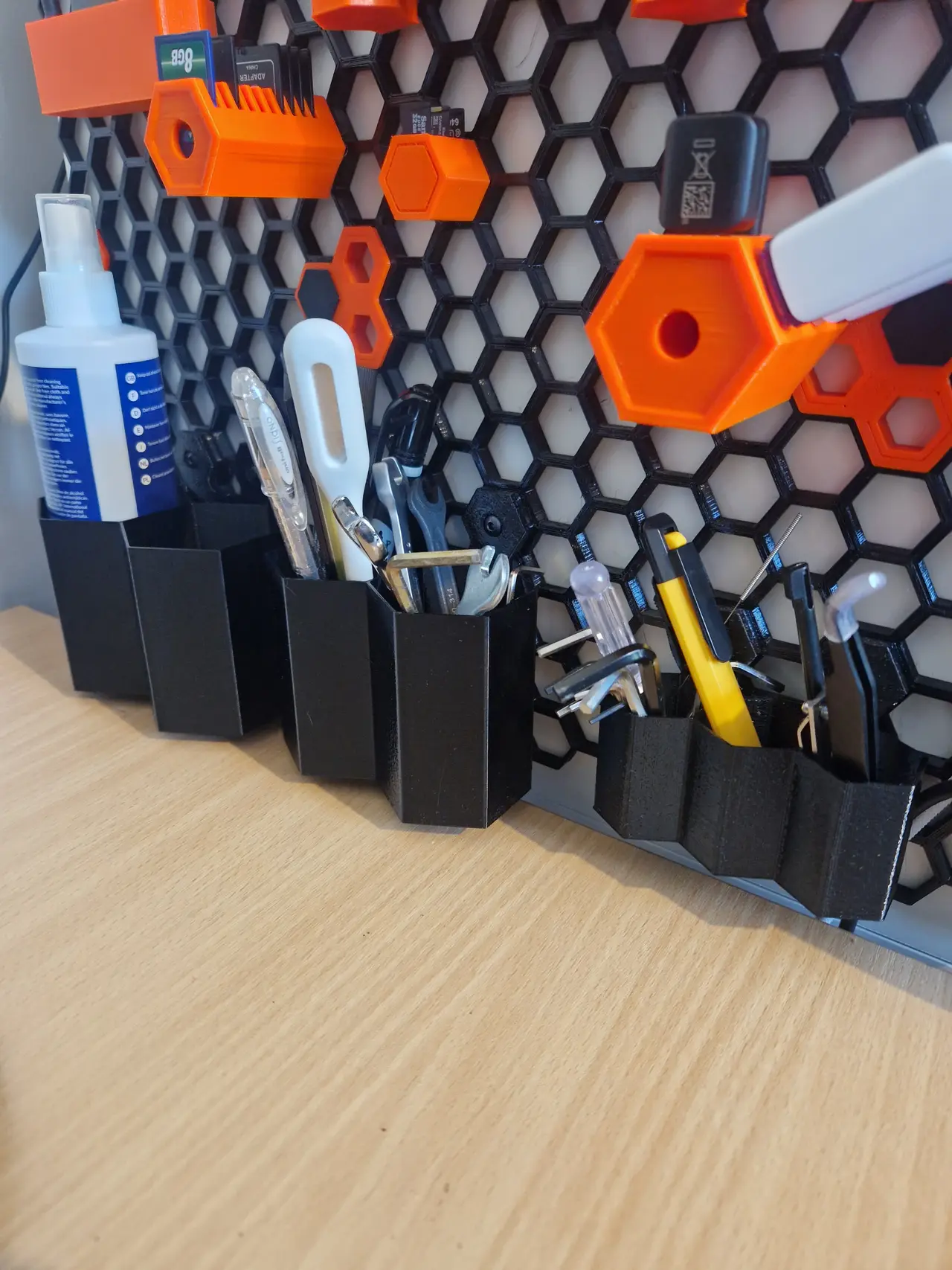 Storage boxes for Honeycomb storage wall — modelo 3D