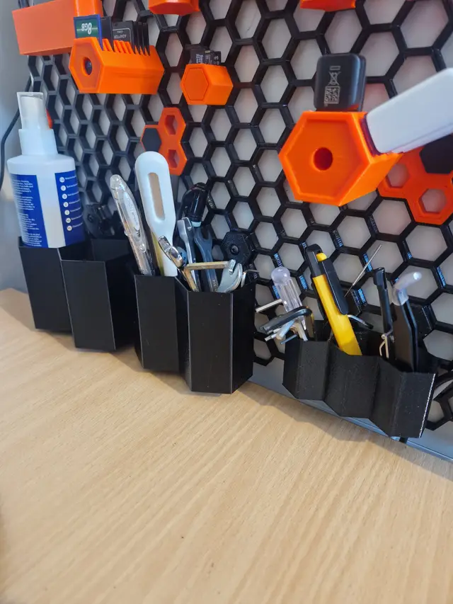Storage boxes for Honeycomb storage wall — modelo 3D
