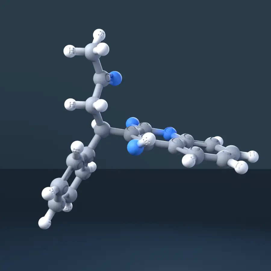 Warfarin 3D Molecular Model — CAS 81-81-2 — modelo 3D