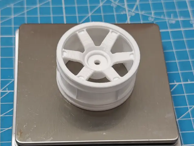 【专业1/10RC轮毂系列】街车飘移轮毂，3mm和6mm偏移 — modelo 3D