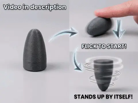Magic Spinning Bullet - Flick to Spin! — modelo 3D