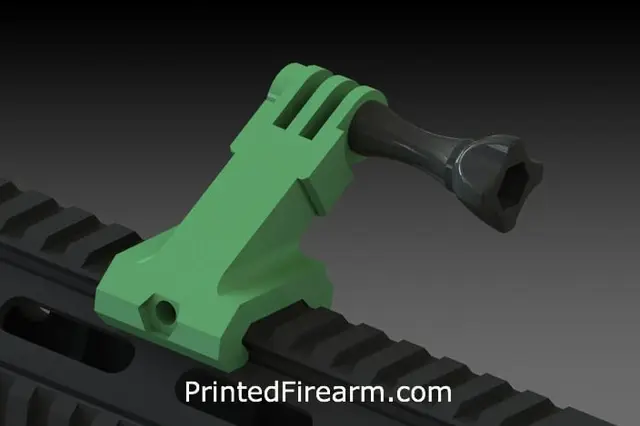 GOPRO Picatinny Rail — modelo 3D
