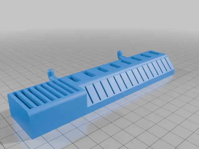 USB SD and MicroSD holder for Pegboard — modelo 3D