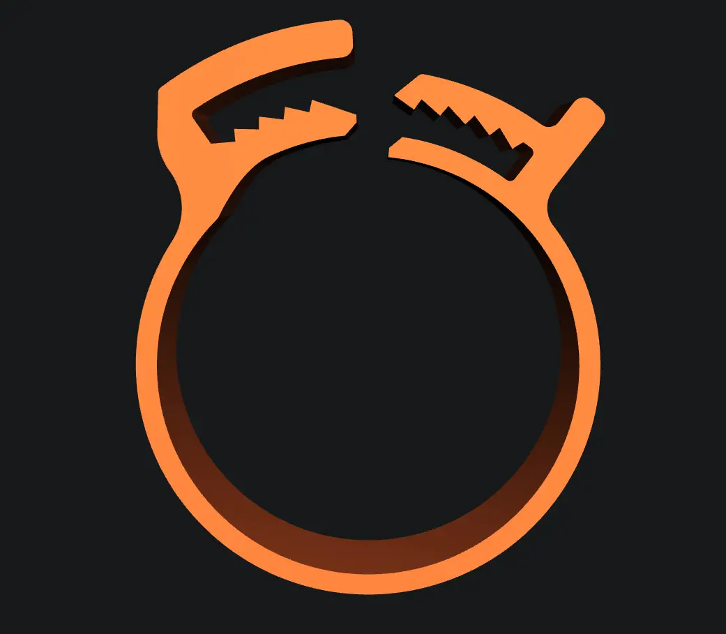 Ratchet Clamp - Cable Management — modelo 3D