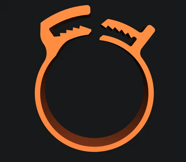 Ratchet Clamp - Cable Management — modelo 3D