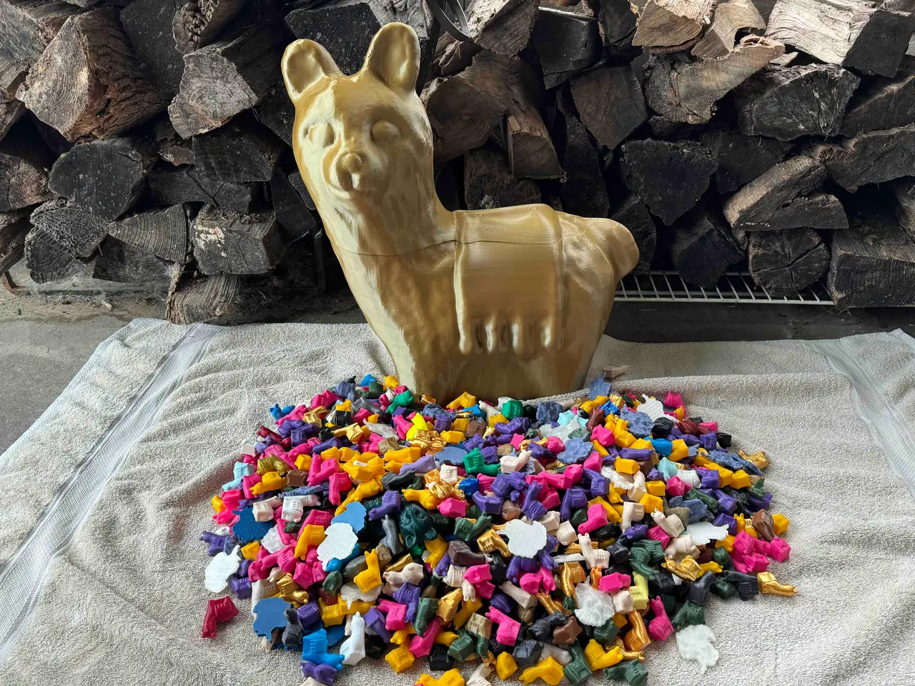 Llama Jar — modelo 3D