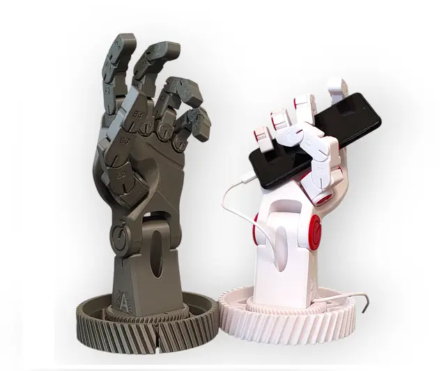 Poseable Robot Hand (Right Hand) (PLA) — modelo 3D