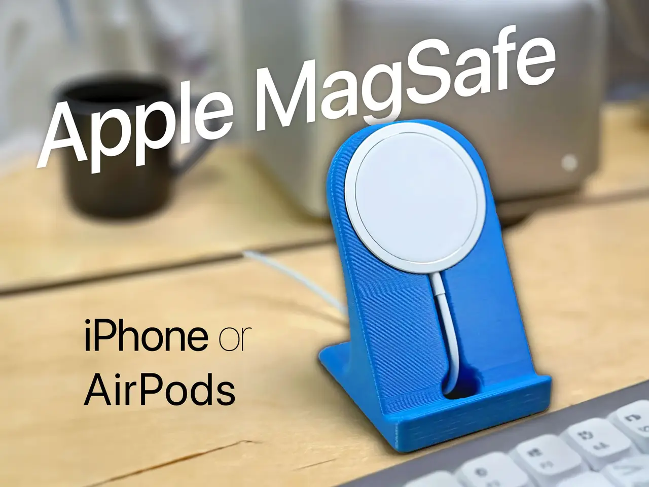MagSafe iPhone and Airpod Stand — modelo 3D