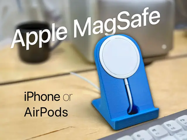 MagSafe iPhone and Airpod Stand — modelo 3D