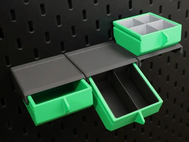 Slim Drawers for IKEA SKÅDIS — modelo 3D